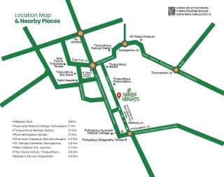 Location Plan of VEEGALAND GREEN HEIGHTS